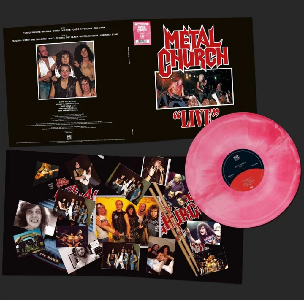 Metal Church - Live - Galaxy (Limited Edition, "Galaxy" Red & White Colored Vinyl) |
