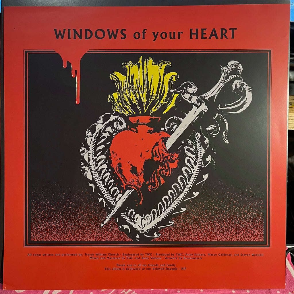 Windows Of Your Heart *HALF BLACK/CLEAR RED SPLATTER* | Mint (M) Near Mint (NM)