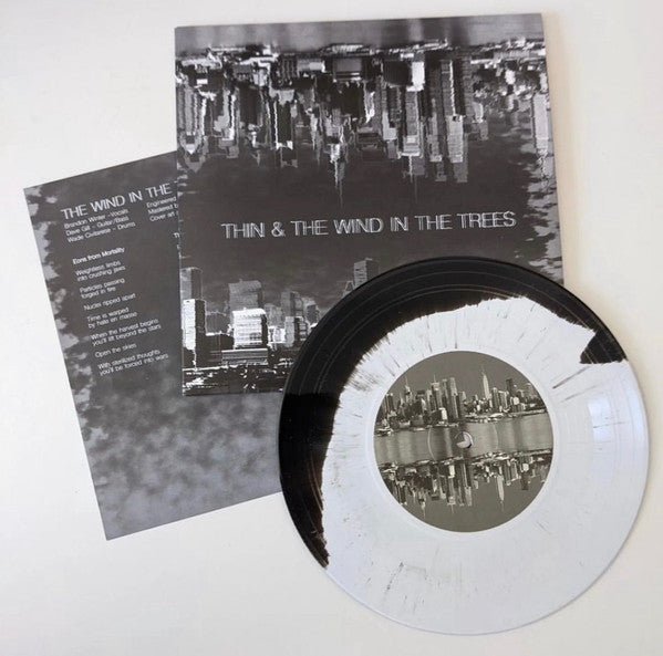 Thin & The Wind In The Trees Split (HALF BLACK/HALF WHITE VINYL 7") | Mint (M) Mint (M)