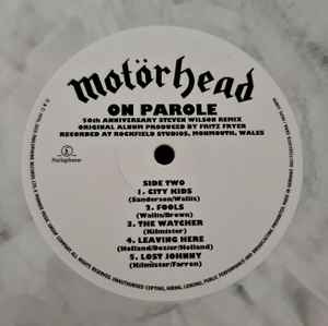 MOTORHEAD - On Parole Steven Wilson Remix (RSD 2026 BLACK & WHITE MARBLED VINYL) | Mint (M) Mint (M)