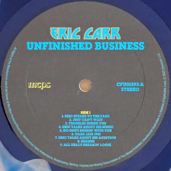 Unfinished Business (LIQUID FILLED BLUE VINYL) |