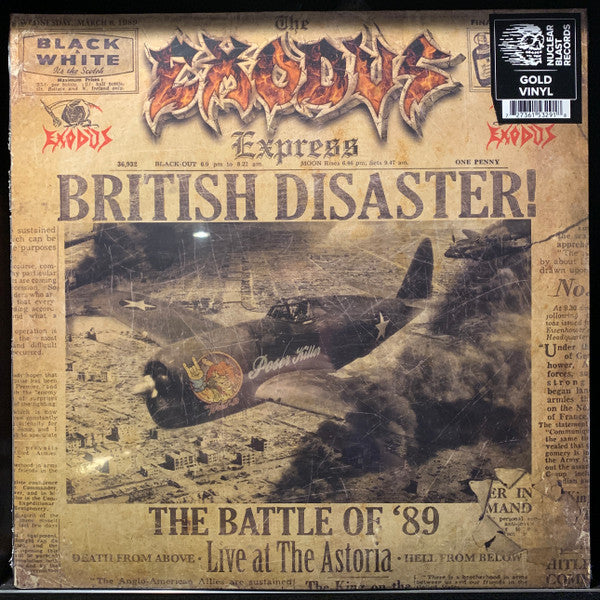 British Disaster! The Battle Of '89 (Live At The Astoria) (GOLD VINYL) | Mint (M) Mint (M)
