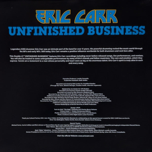Unfinished Business (LIQUID FILLED BLUE VINYL) |