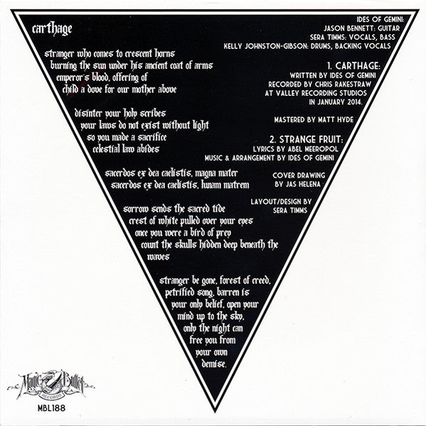 Carthage (7" VINYL) | Mint (M) Mint (M)