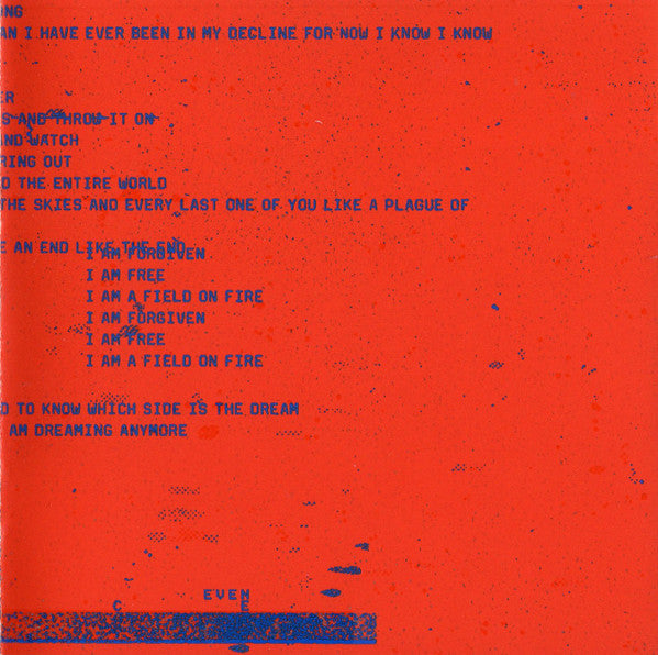 Nine Inch Nails - Not The Actual Events (CD) | Mint (M) Mint (M)