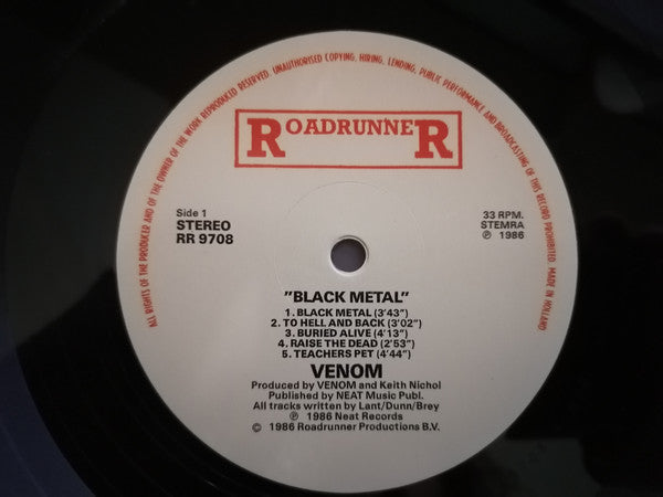 Black Metal (PROMO VINYL) | Mint (M) Mint (M)