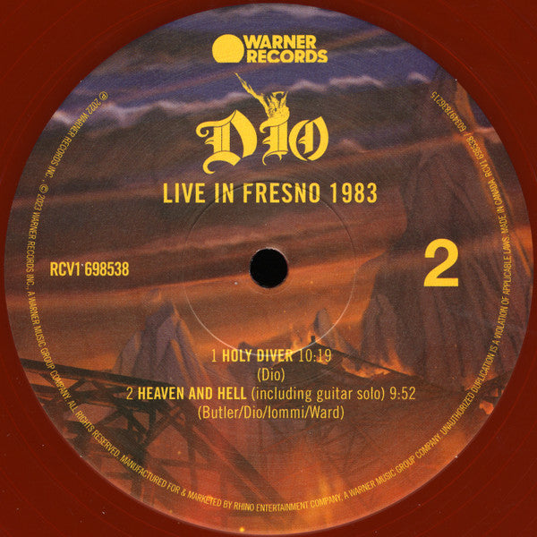Dio (2) - Live In Fresno 1983 (2xVINYL) | Mint (M) Mint (M)
