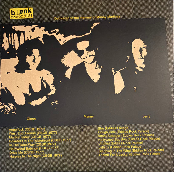 Manny Tapes Vol. 1 (COLOR VINYL) |
