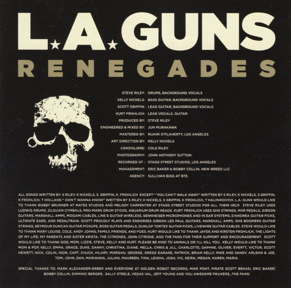 Renegades (WHITE VINYL) | Mint (M) Mint (M)