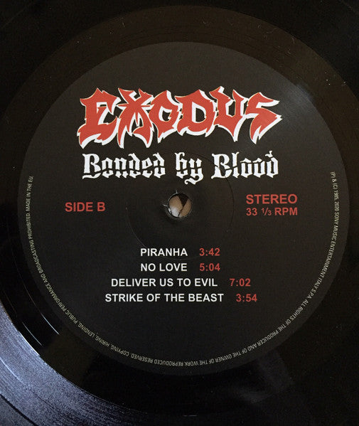 Bonded By Blood (VINYL) | Mint (M) Mint (M)