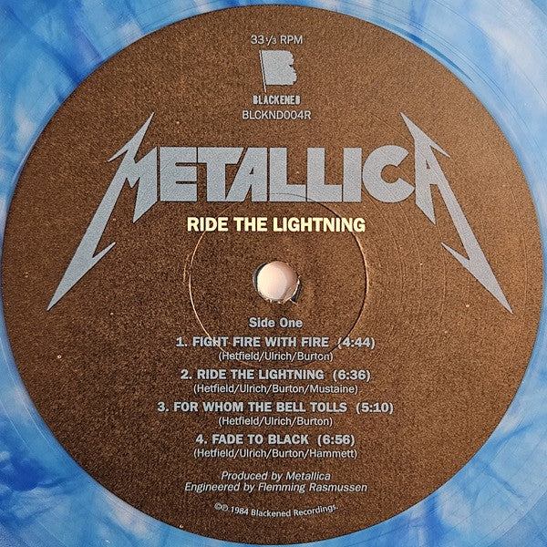 Metallica - Ride The Lightning (ELECTRIC BLUE VINYL) |