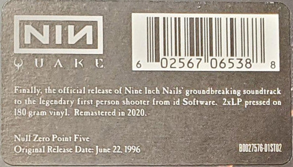 Nine Inch Nails - Quake (VINYL) | Mint (M) Mint (M)