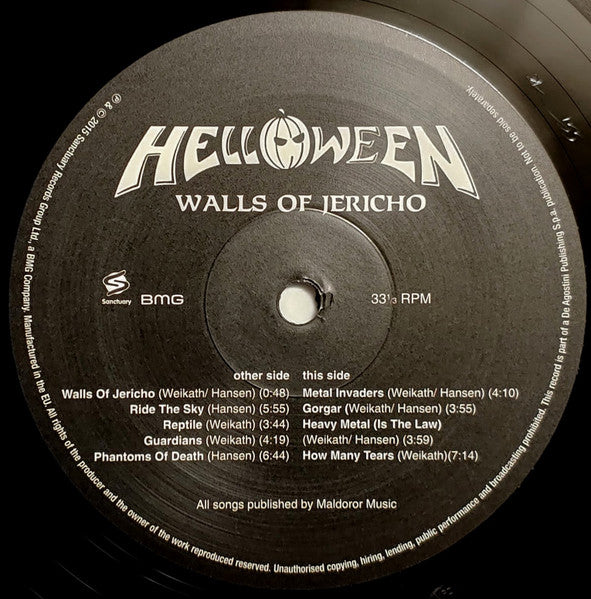 Walls Of Jericho (VINYL) |