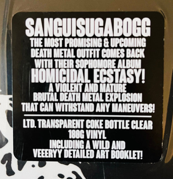Sanguisugabogg - Homicidal Ecstasy (VINYL) | Mint (M) Mint (M)