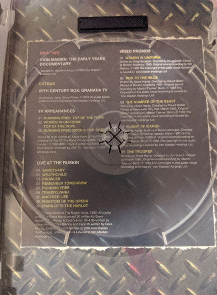 Iron Maiden - The History Of Iron Maiden Part 1: The Early Days (DVD) |