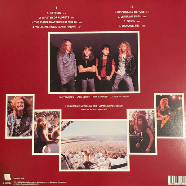 Metallica - Master Of Puppets (180 GRAM VINYL) | Mint (M) Mint (M)