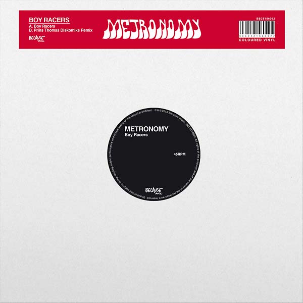 Metronomy - Boy Racers Vinyl Record