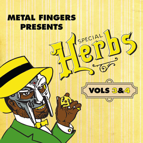 Metal Fingers Presents: Special Herbs Vol. 3 & 4 (Limited Edition, Yellow Colored Vinyl) (2 Lp's) Vinyl Record
