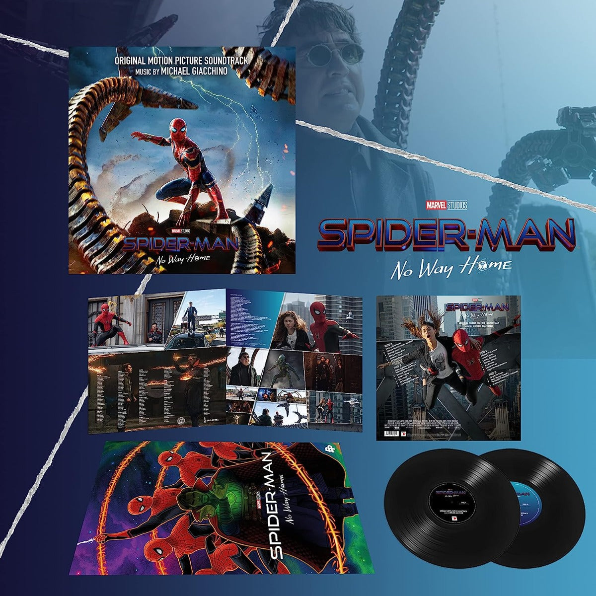Michael Giacchino Spider-Man: No Way Home (Original Soundtrack) [Import] (2 Lp's) Vinyl Record