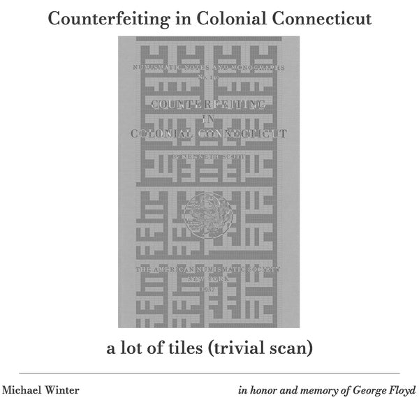 Counterfeiting in Colonial Connecticut / a lot of tiles (trivial scan) Music CD