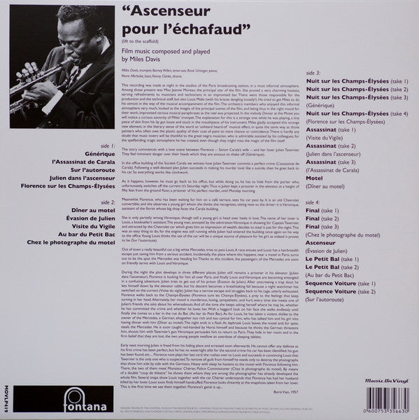 Miles Davis - Ascenseur Pour L'Échafaud (Lift To The Scaffold) | Mint (M) Mint (M)