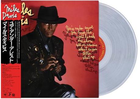 Miles Davis You're Under Arrest (Crystal Clear Vinyl, Obi Strip) Vinyl Record