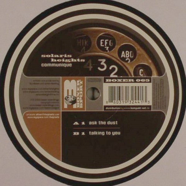 Solaris Heights - Communique (12" VINYL) | Mint (M) Mint (M)