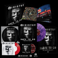 [PRE-ORDER] MINISTRY - Hate To Go - Take Out Or Delivery (Deluxe Box Edition) [Deluxe Box Edition With Purple/Black Marble] [4LP] [Vinyl] Vinyl Record