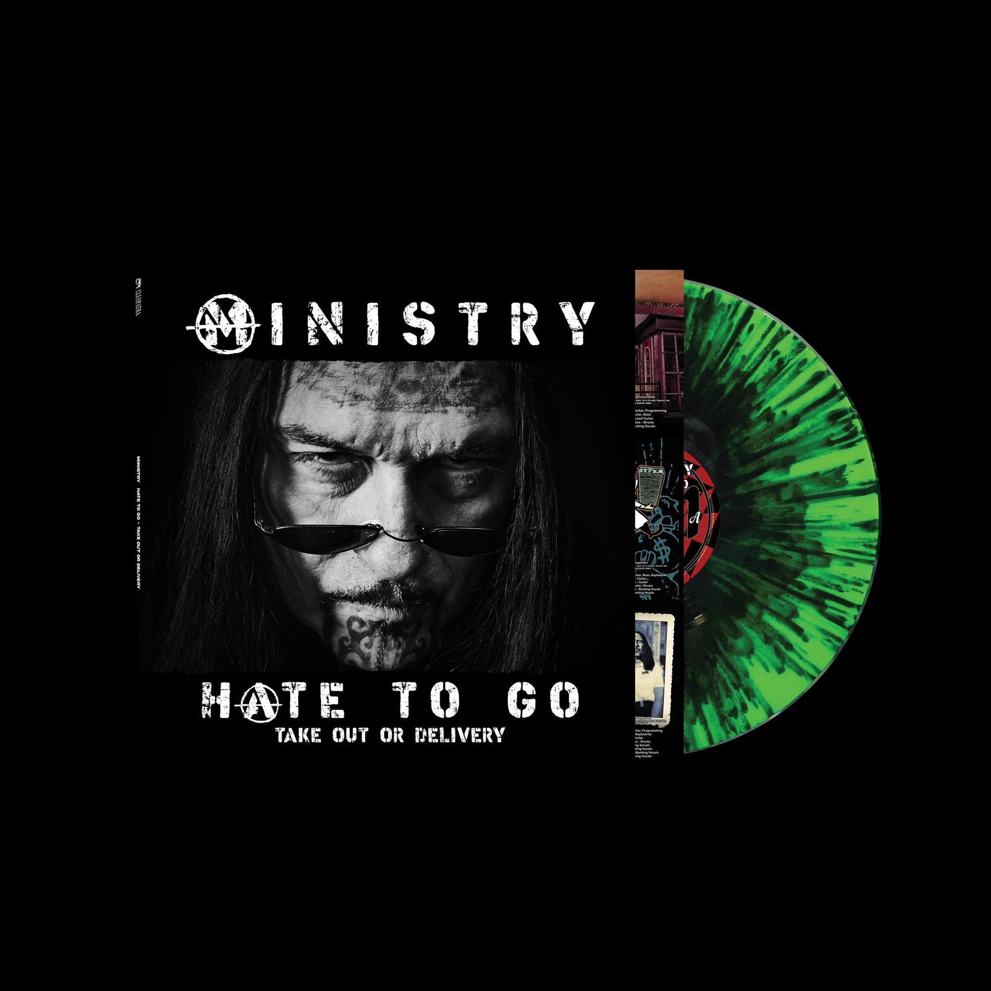 MINISTRY - Hate To Go - Take Out Or Delivery (Limited Edition) [Black/Green Splatter Vinyl] [Vinyl] Vinyl Record