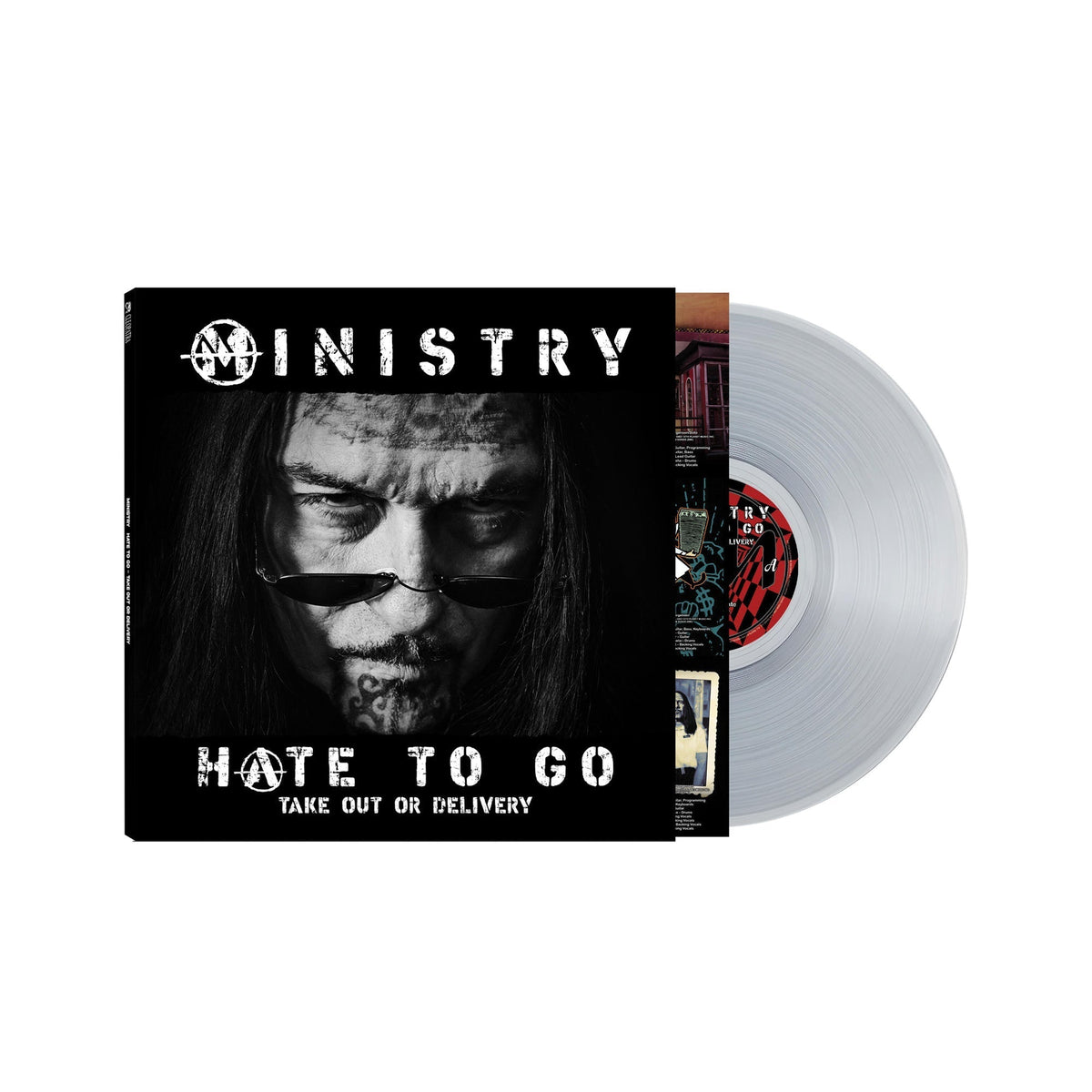 MINISTRY - Hate To Go - Take Out Or Delivery (Limited Edition) [Clear Vinyl] Vinyl Record