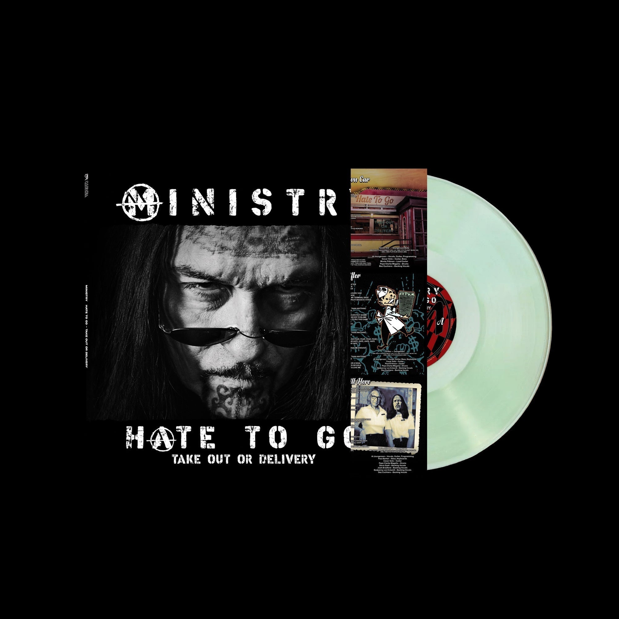 MINISTRY - Hate To Go - Take Out Or Delivery (Limited Edition) [Coke Bottle Green Vinyl] Vinyl Record