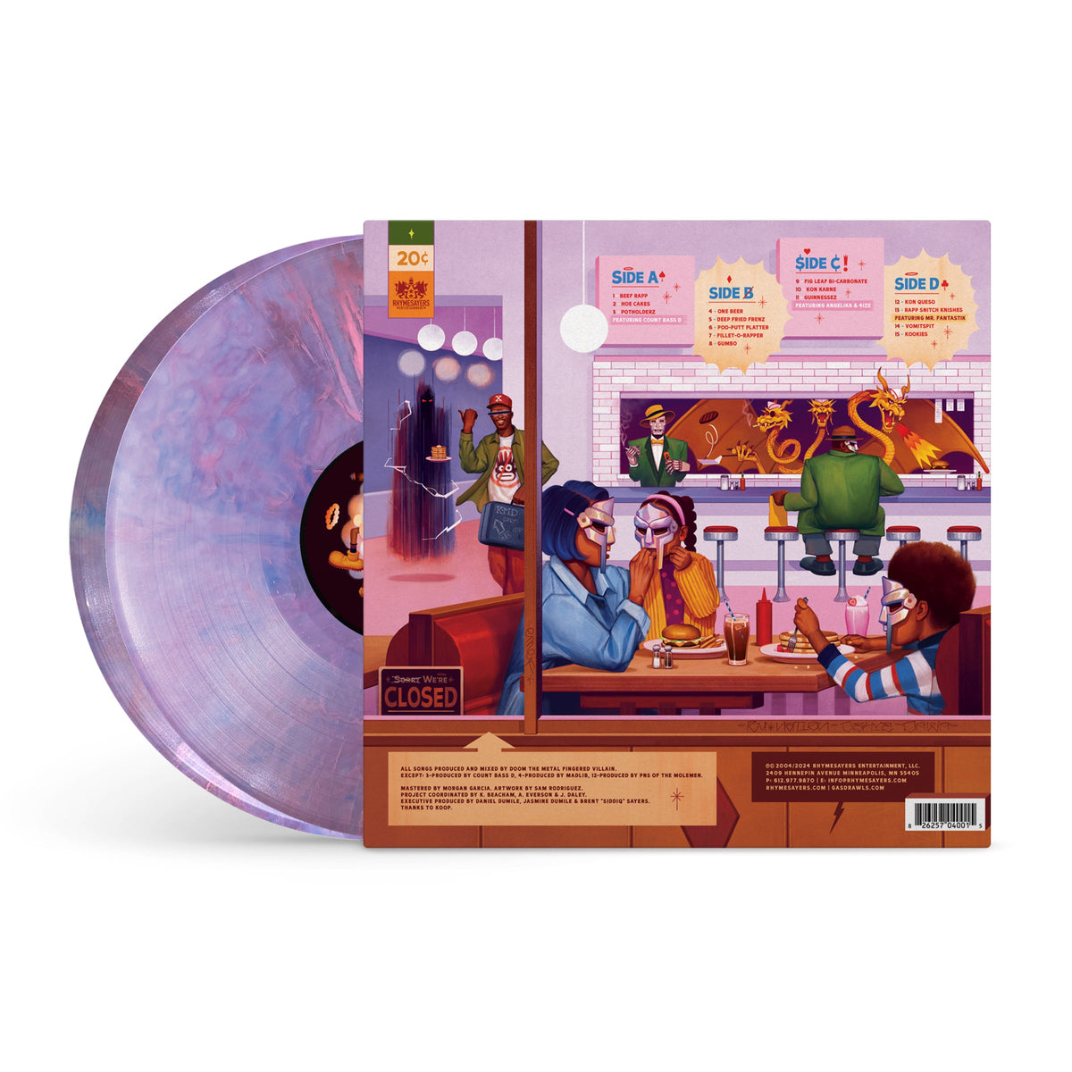 MF DOOM MM..FOOD (20th Anniversary Edition) (2 LP Sweet Tart) Vinyl Record