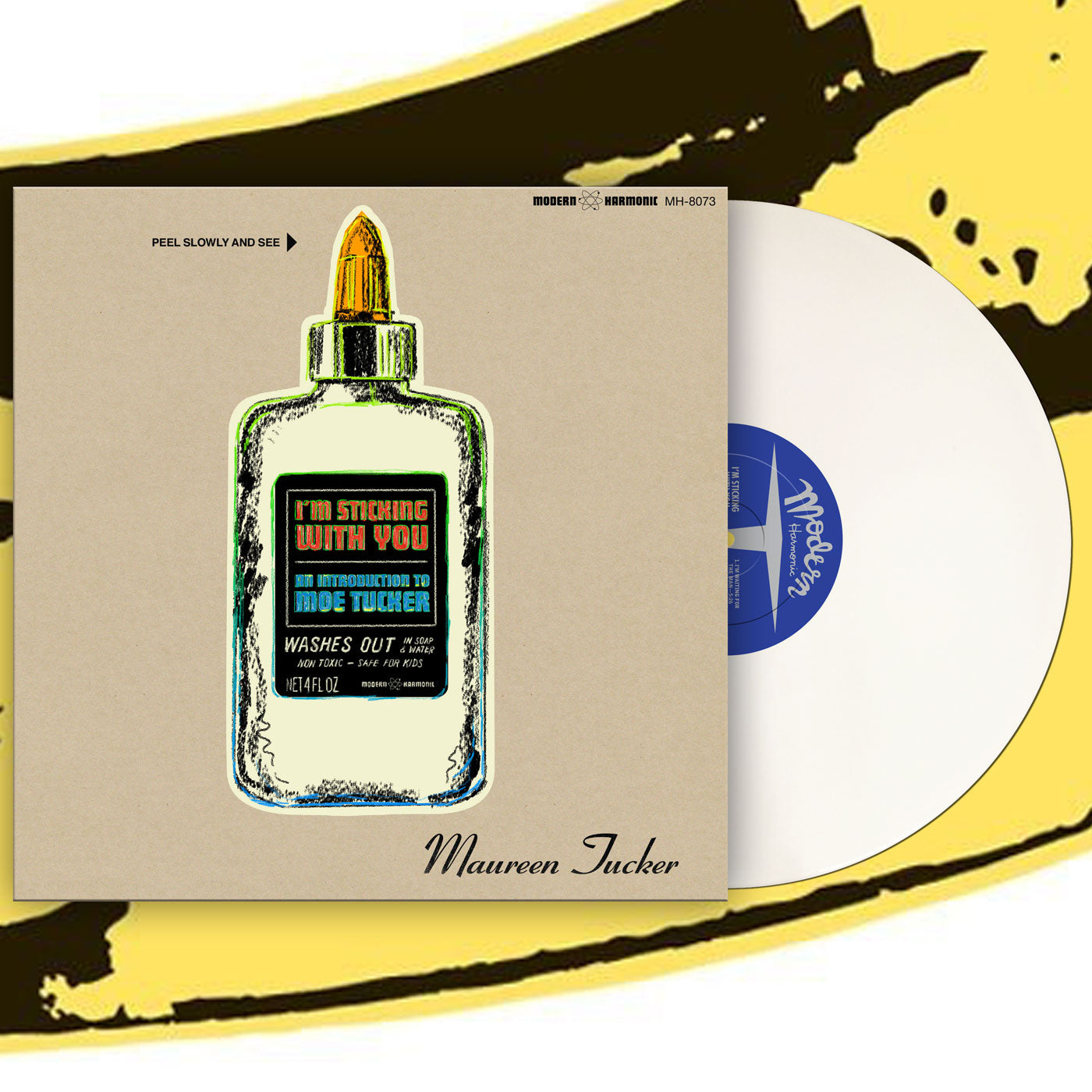 I'm Sticking With You: An Introduction To Moe Tucker (WHITE VINYL) Vinyl Record