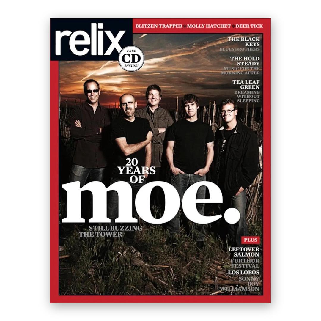 moe. - August 2010 Relix Issue Magazine