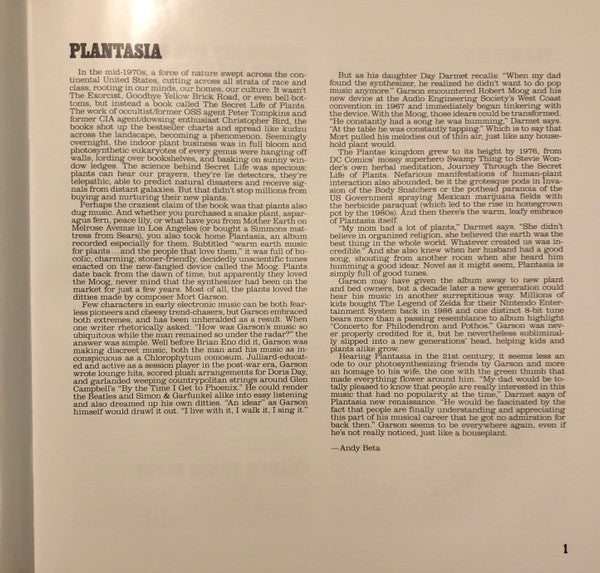 Mort Garson - Mother Earth's Plantasia | Mint (M) Mint (M)