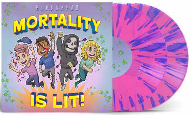 Mortality Is Lit (Pink, Blue, Splatter) Vinyl Record