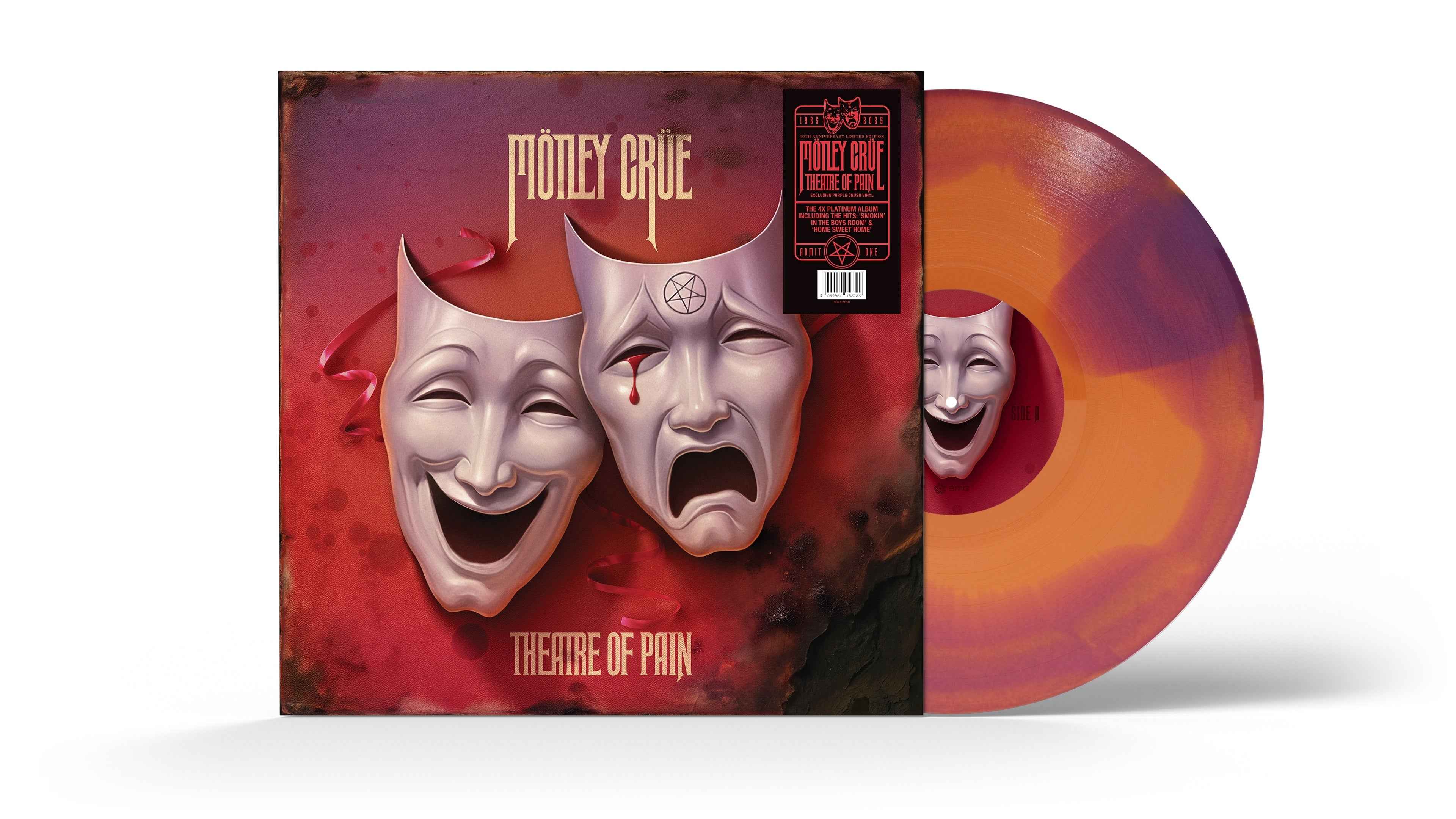 Motley Crue - Theatre Of Pain (Indie Exclusive) (40Th Anniversary Purple Crush Vinyl) Vinyl Record