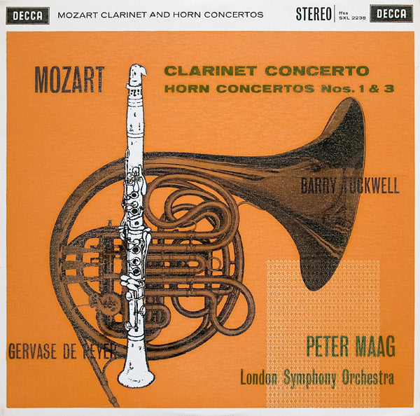Clarinet Concerto / Horn Concertos Nos. 1 & 3 Vinyl Record