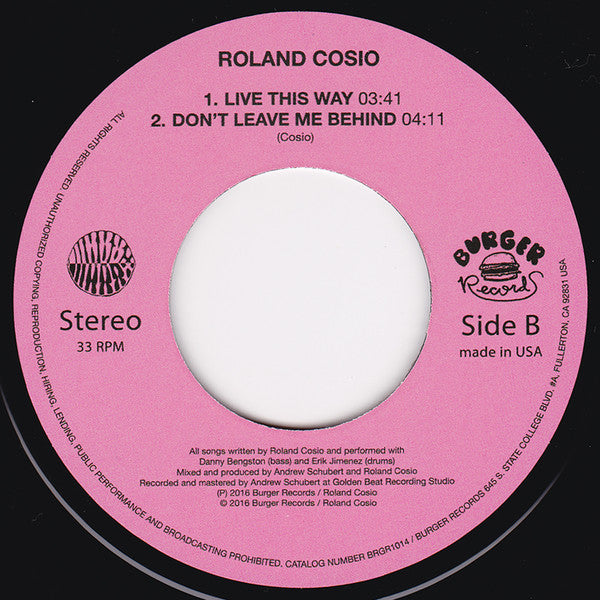 Mozes And The Firstborn / Roland Cosio | Mint (M) Mint (M)