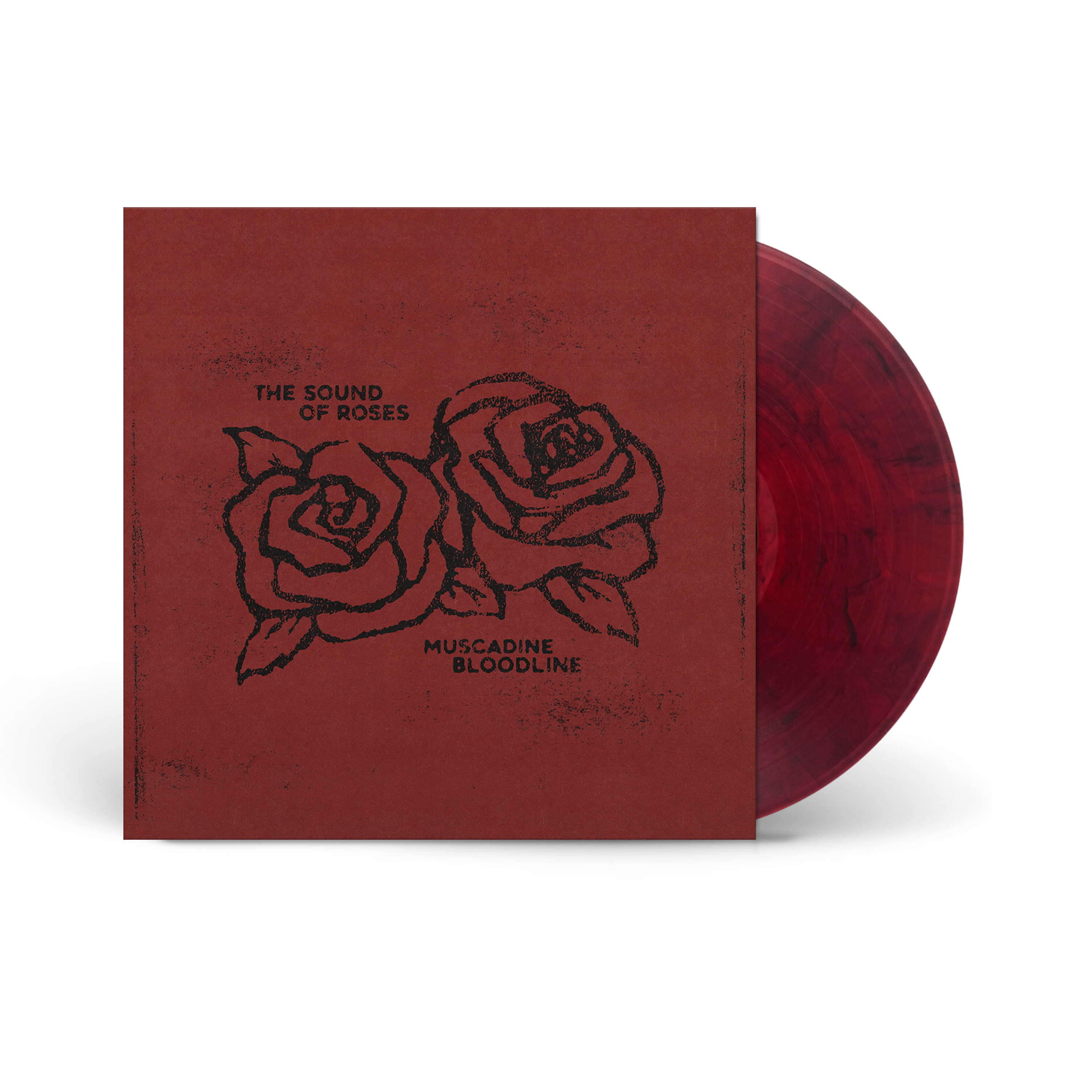 Muscadine Bloodline - The Sound Of Roses [Translucent Red With Black Swirls] Vinyl Record