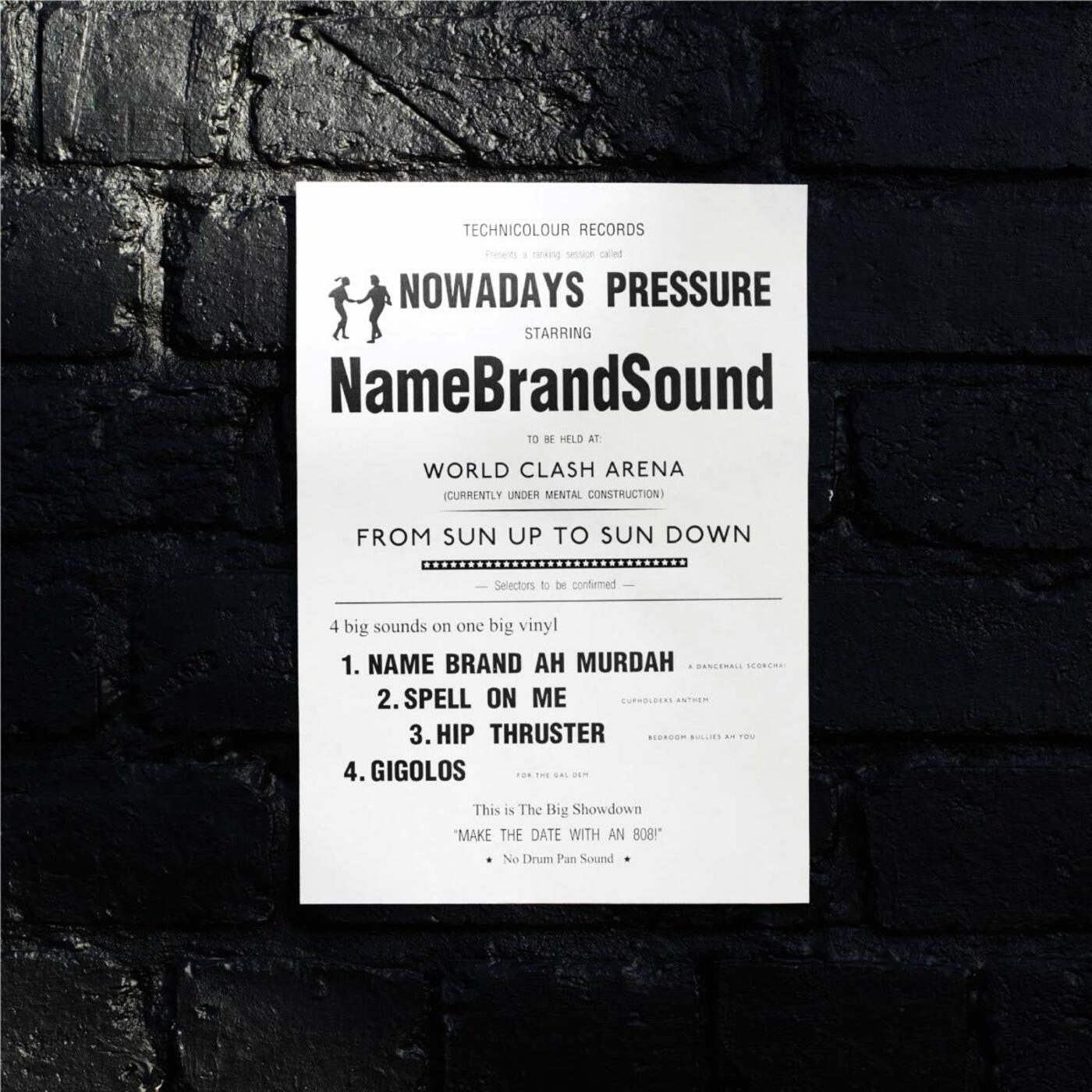 Nowadays Pressure - 12" Vinyl Record