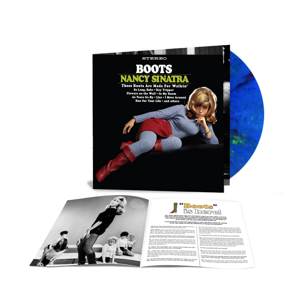 Nancy Sinatra - Boots (Blue W/ Red & Yellow Highlights Colored Vinyl, Bonus Tracks, Booklet, Remastered) Vinyl Record