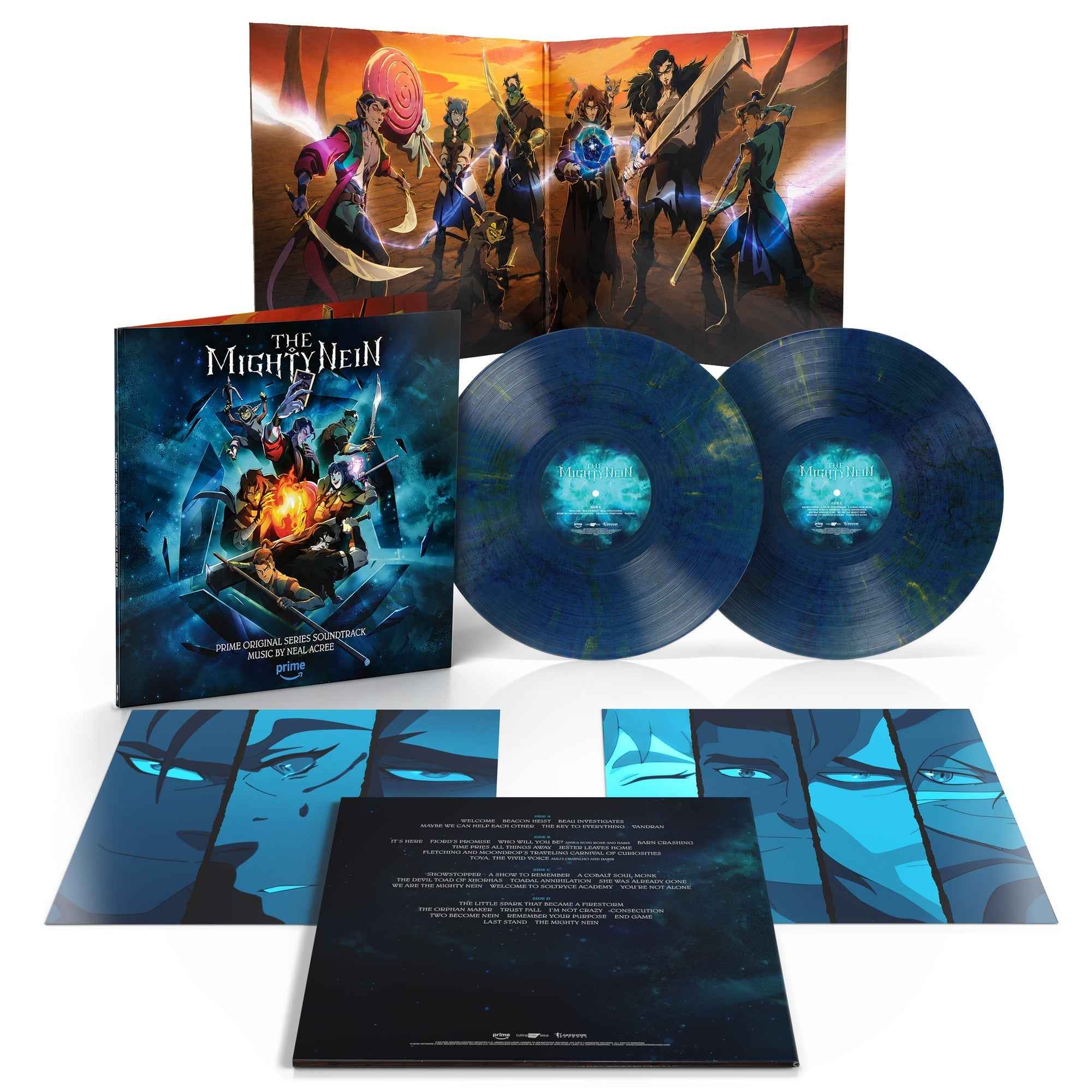 Neal Acree - The Mighty Nein (Prime Original Series Soundtrack) [Gold & Cobalt Vinyl] [2LP] Vinyl Record
