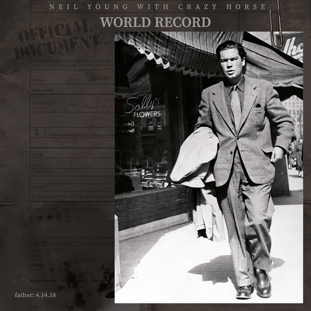 Neil Young & Crazy Horse World Record (Indie Exclusive, Clear Vinyl) (2 Lp's) Vinyl Record