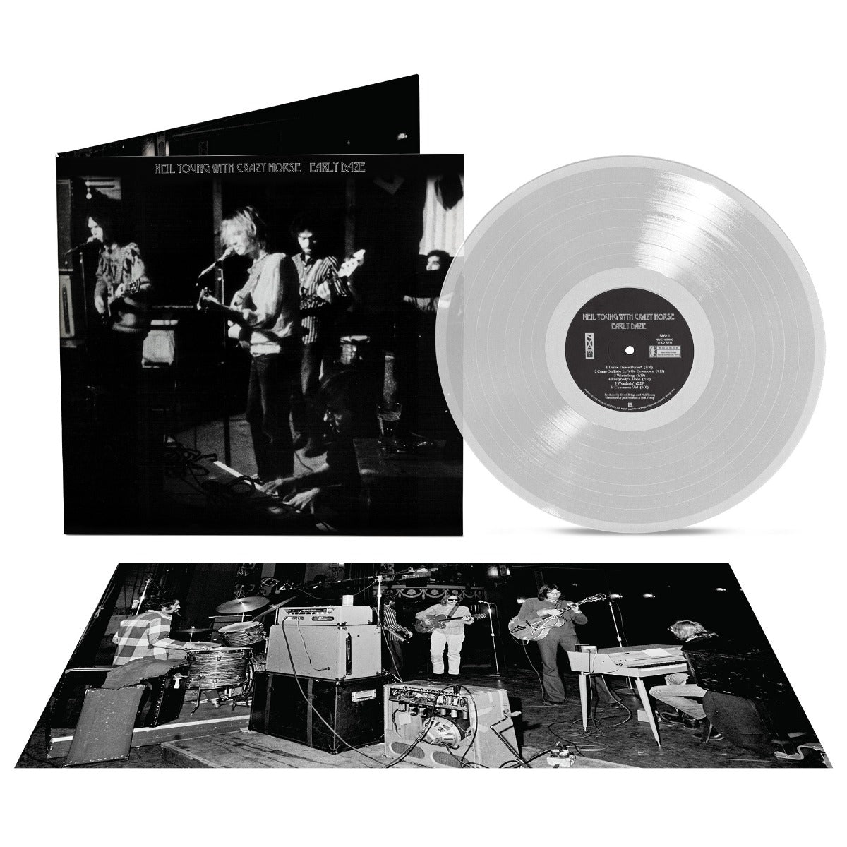 Neil Young with Crazy Horse Early Daze (Indie Exclusive, Clear Vinyl, Gatefold with Print) Vinyl Record