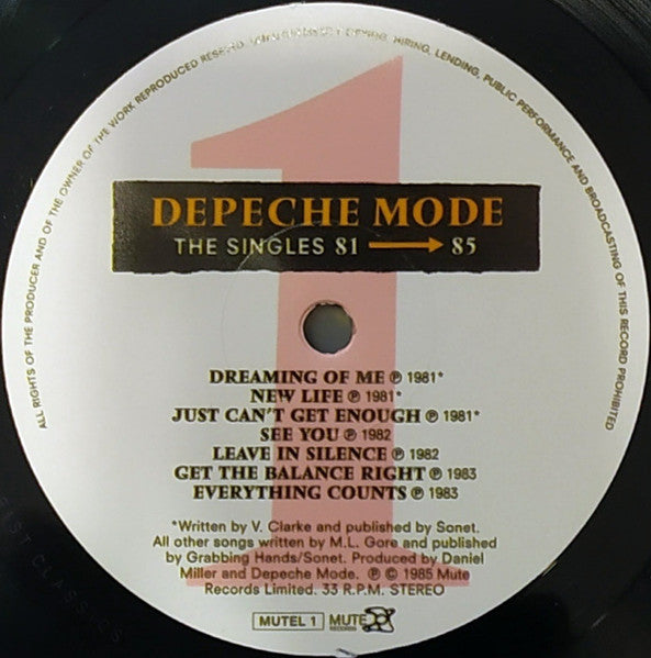 The Singles 81 → 85 (VINYL) |