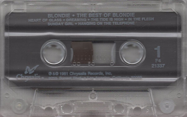 Blondie - The Best Of Blondie (CASSETTE) | Very Good Plus (VG+) Near Mint (NM)