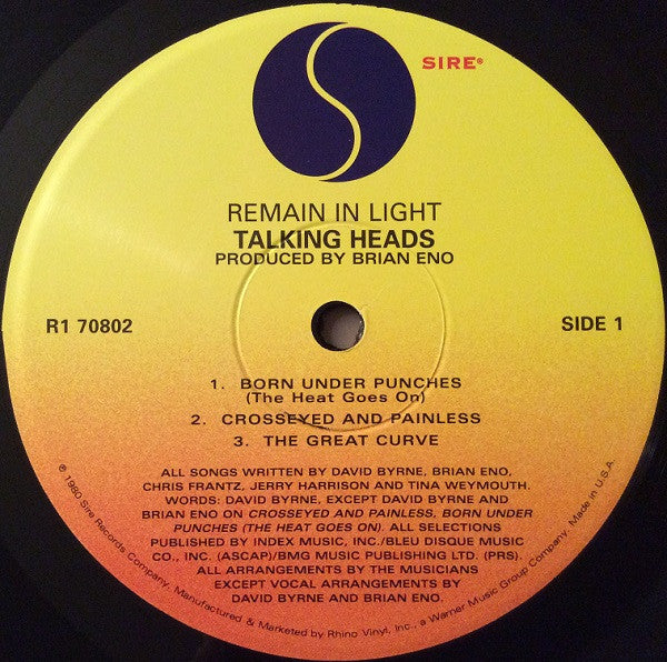 Talking Heads - Remain In Light | Mint (M) Mint (M)