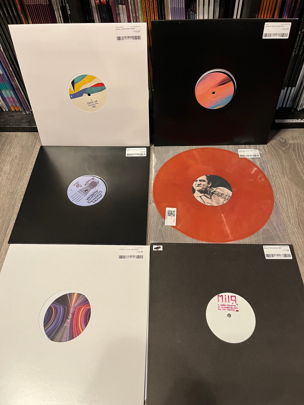 6 TECH HOUSE VINYL RECORDS (GREAT DEAL!) | Mint (M) Mint (M)