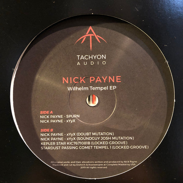 Wilhelm Tempel EP | Mint (M) Generic